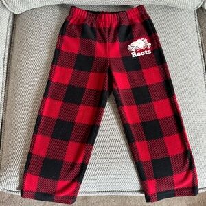 Roots Buffalo Plaid Fleece PJ Pants - 2T
